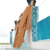 TALE Folding Adirondack Chair with Pullout Ottoman with Cup Holder, Oversized, Poly Lumber, for Patio Deck Garden, Backyard Furniture, Easy to Install