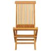 Patio Chairs with Red Cushions 8 pcs Solid Teak Wood