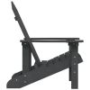 Patio Adirondack Chair HDPE Anthracite