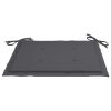 Patio Chairs with Anthracite Cushions 4 pcs Solid Teak Wood