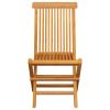 Patio Chairs with Green Cushions 6 pcs Solid Teak Wood